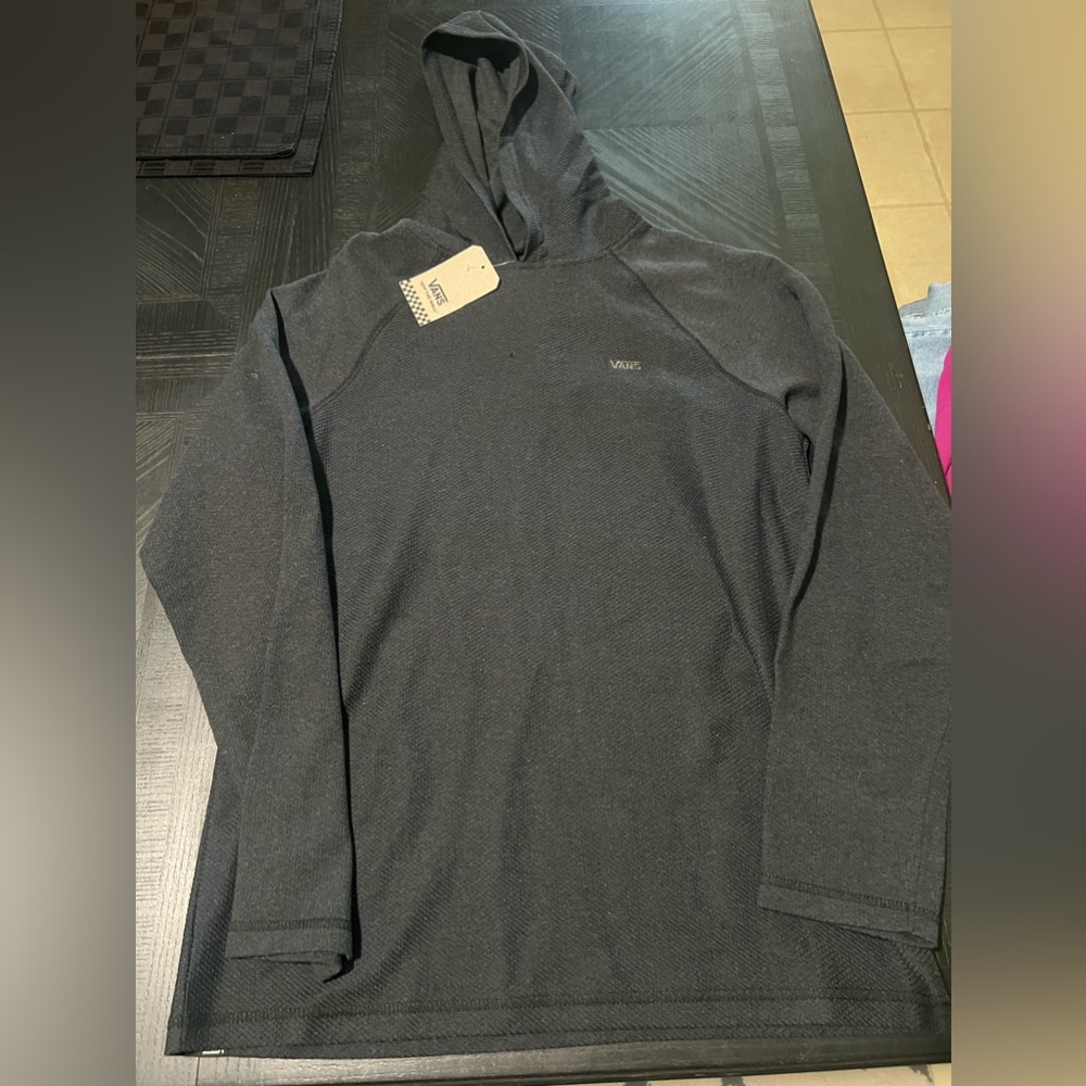 Vans long sleeve with hood Size boys XL